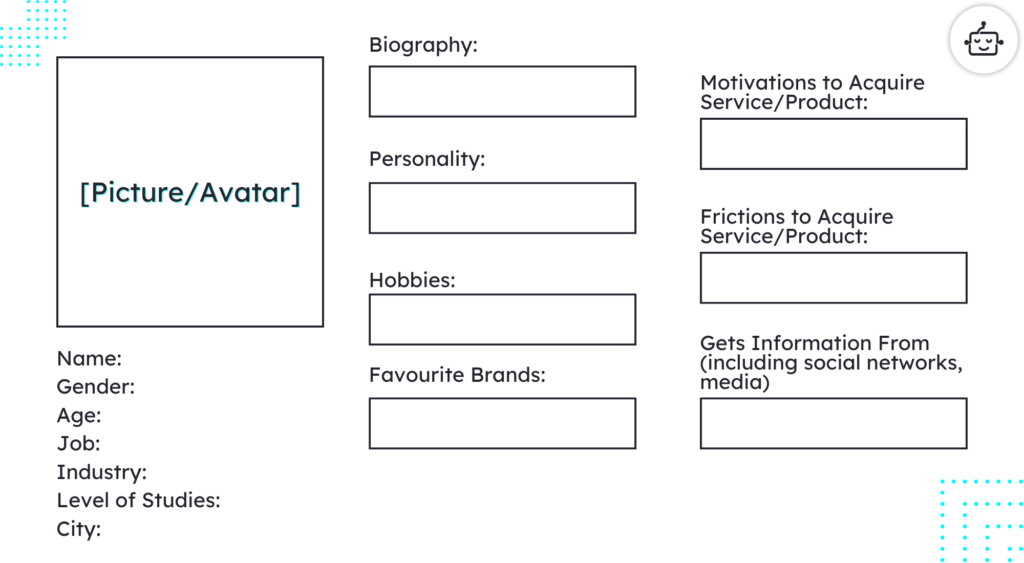 Customer persona template